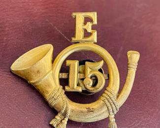 US Army 15th Infantry Company  - Field Musician Cap Badge - Circa 1905