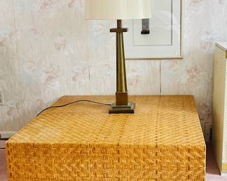 Rattan Table - Circa 1970