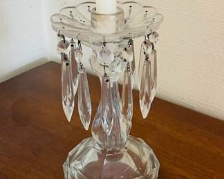 Crystal Candlestick Holder 