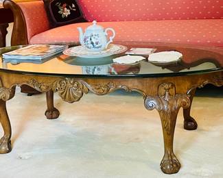 Claw-and-Ball-Foot Coffee Table