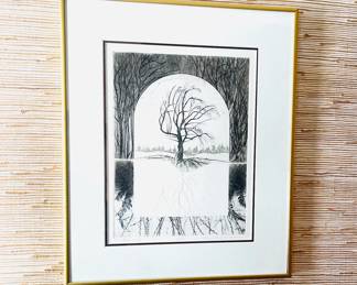 Signed/Numbered Lithograph - "Oak Hill"
