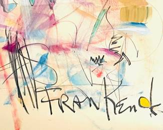Fran Kende - "Firecracker" - Oil on Paper