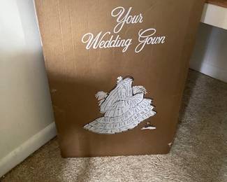 Wedding gown box