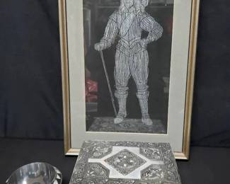 CT271Framed Vintage Artwork And More 