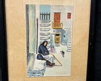 CT169Greek Water Colors  Artistic Costume Jewelry