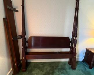 White Furniture Co Queen poster Bed
Headboard and Footboard 
