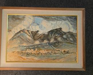 Mid Century landscape.