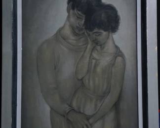 Mid Century portrait of a couple.