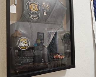 Biker Vest framed