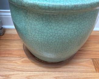 Crackled Green Pot
$20