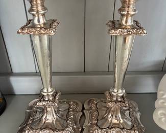 Pair Of Silver Plated Candle Sticks
$75
