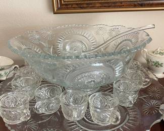 Vintage Punchbowl Set