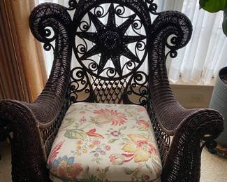 Vintage Wicker Set 2 chairs and 1 Loveseat