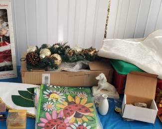 Vintage holiday decor - all carefully stored and in excellent condition.