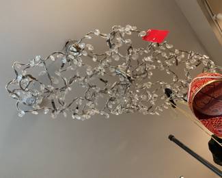 Hand blown crystal chandelier $500 + tax