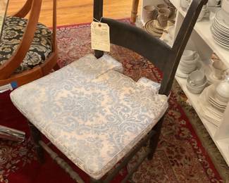 Nichols and stone Hitchcock style black harvest chairs (2) $18.75 + tax each 