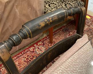 Nichols and stone Hitchcock style black harvest chairs (2) $18.75 + tax each 