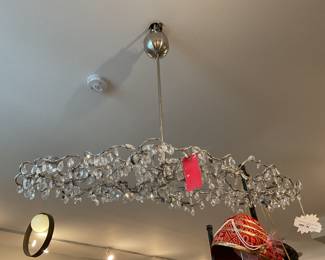 Hand blown crystal chandelier $500 + tax