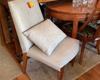 Pair of Dakota Jackson tall back leather chairs $20 + tax each