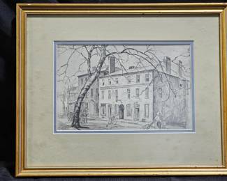 Elizabeth Verner Catfish Row Lithograph