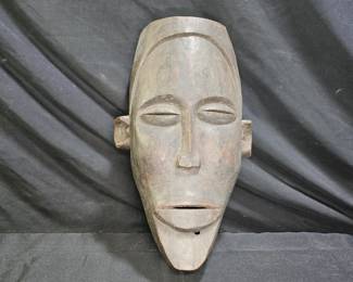 Vtg Carved Wooden African Tribal Mask