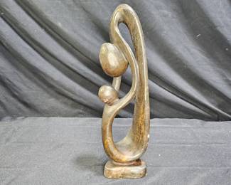African Mother & Child Sculpture
