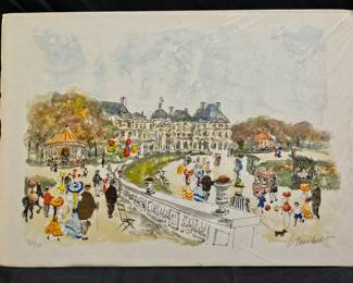 Urbain Hochet L.E. Signed Lithograph