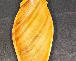 3 Carved Monkey Pod Wooden Bowls