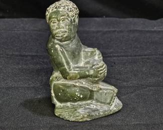 Vintage African Carved Soapstone Figurine