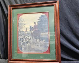 "Evening - Returning to the Kennels" Print