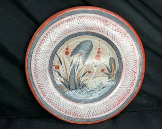 Vintage Mexican Tonala Plate