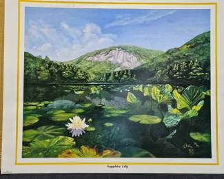  "Sapphre Lilly" Print by Thom Fortsom