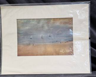  "Paysape de Plage" Print by Degas