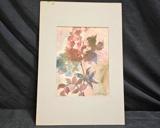 Watercolor Flowers by Jo. H. Blanchet