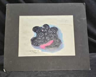  Peggy Bang Cocker Spaniels Signed Print