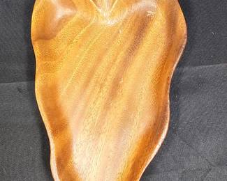 3 Carved Monkey Pod Wooden Bowls