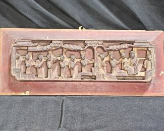 Antique Chinese Architectural Temple Plaque