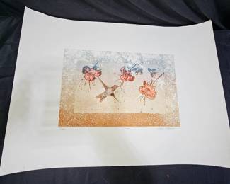 William Marlow Signed L.E. Etching "Auras"