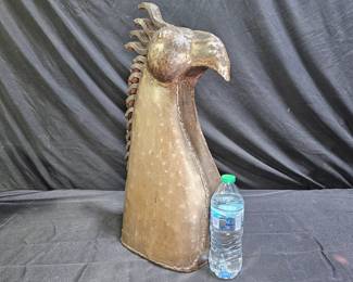 Victor Delfin Peruvian Metal Bird Series Sculpture