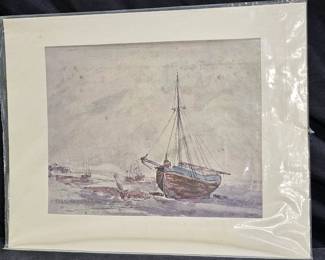 "Coast Scene" Print by John Constable
