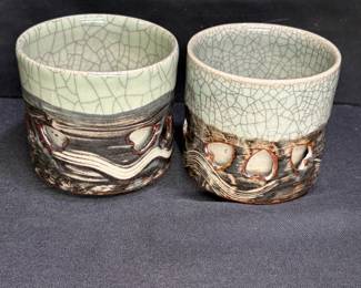 7 Soma Ware by OTAGIRI Tea Cups