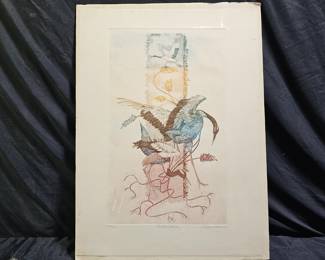 William Marlow L.E. Lithograph "Endless Tangles"