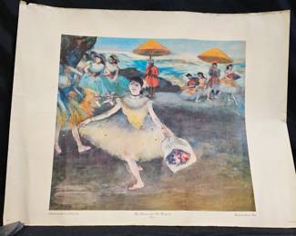 "The Dancer & The Bouquet" Print by Degas