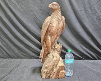 Vintage Large Red Mill Resin American Bald Eagle