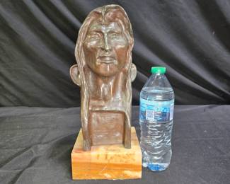 Fredrick Remington "The Savage" Bronze Sculpture