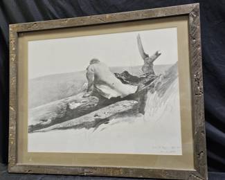  "Study for April Wind" Print by Andrew Wyeth