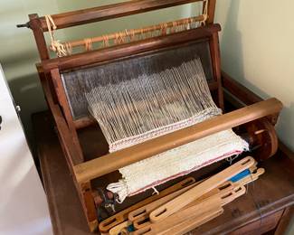 #42 Antique Hand Loom/Weaving Loom 20x20x15 $ 250.00