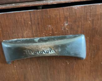 #37 Motorola Antique Stereo Cabinet. As it. Untested. Stuck drawer 20x16x34 $ 65.00