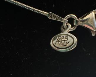 #50 Silver Sterling Silpada Heart Necklace - 16 in 925 made in italy $ 40.00