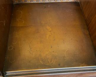 #9 Antique Victorian style bureau dresser on casters with mirror. 1 pc, 7 drawers. Wood carved details on casters. As is finish. You move 42x73.5x21" $ 325.00